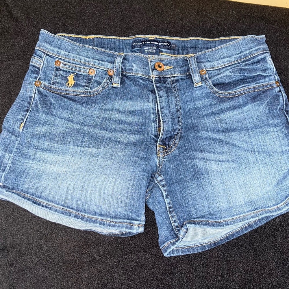 Polo by Ralph Lauren Women's Blue Denim Shorts